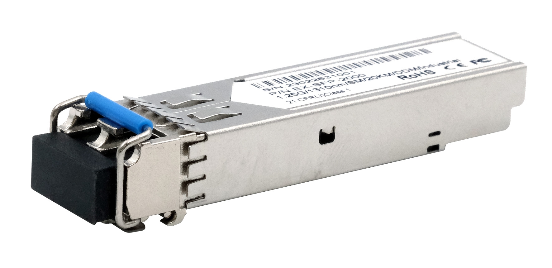 SFP Transceiver, LC, Duplex, Singlemode, 20km, -40°C to 85°C SFP Transceiver, LC, Duplex, Singlemode, 20km, -40°C to 85°C