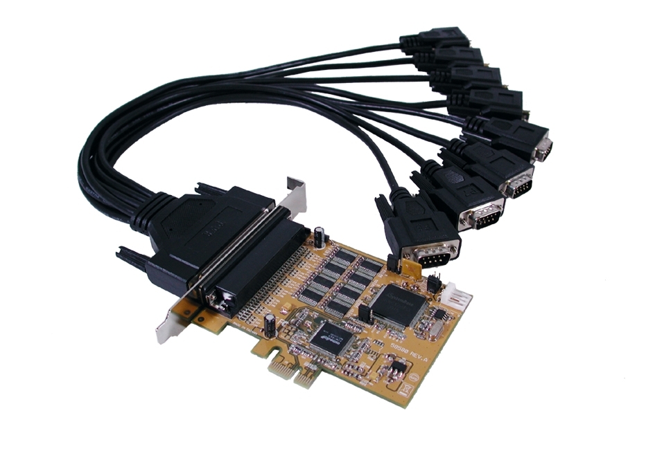 8S PCIe serielle RS-232 Karte (SystemBase) 8S PCIe serielle RS-232 Karte (SystemBase)