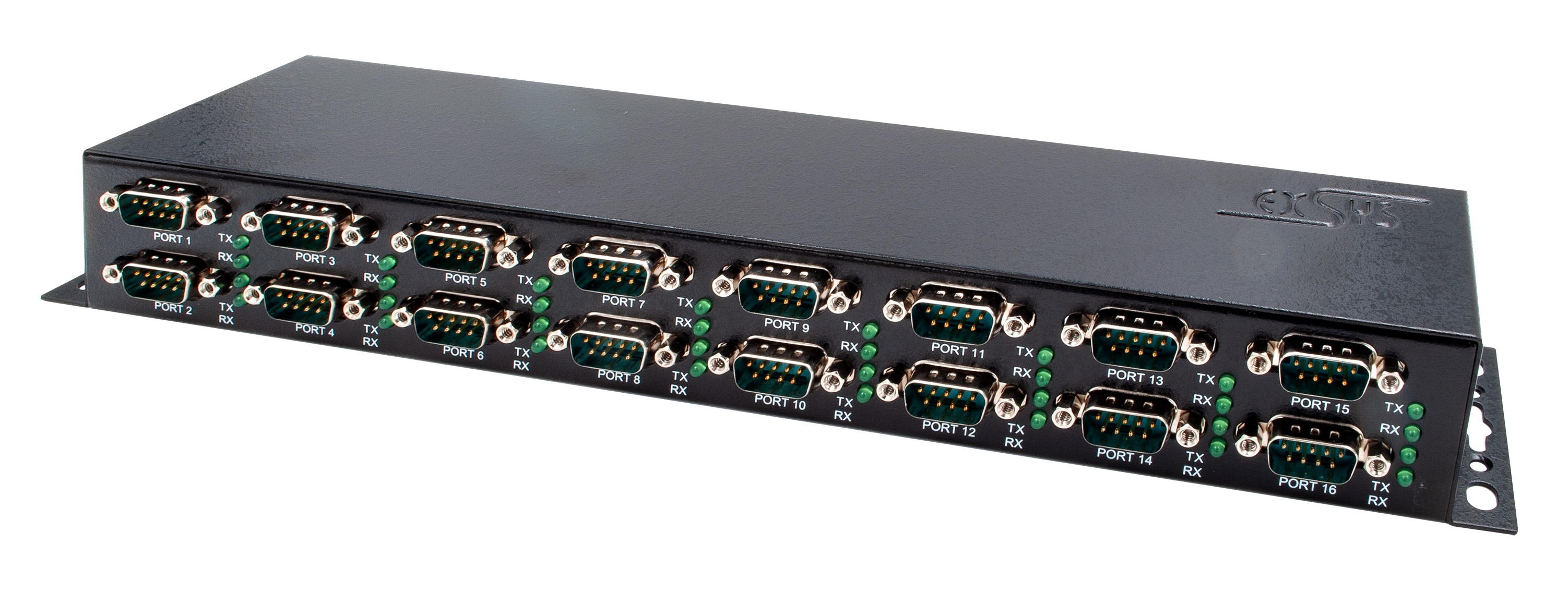 Serial Interface Case USB 2.0 to 16x Serial RS-232 ports Metal case (FTDI Chipset) | EX-1316HMV