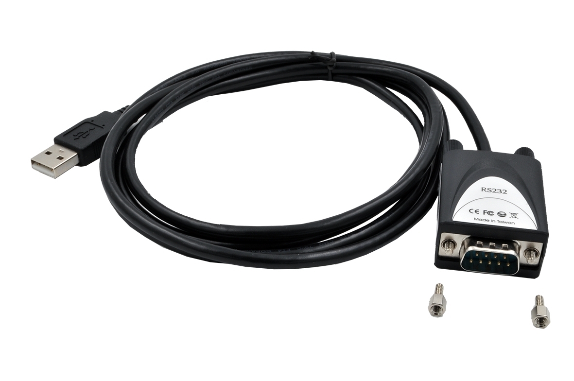 USB 2.0 to 1S serial RS-232 port with +5V on pin 9 (FTDI Chipset)