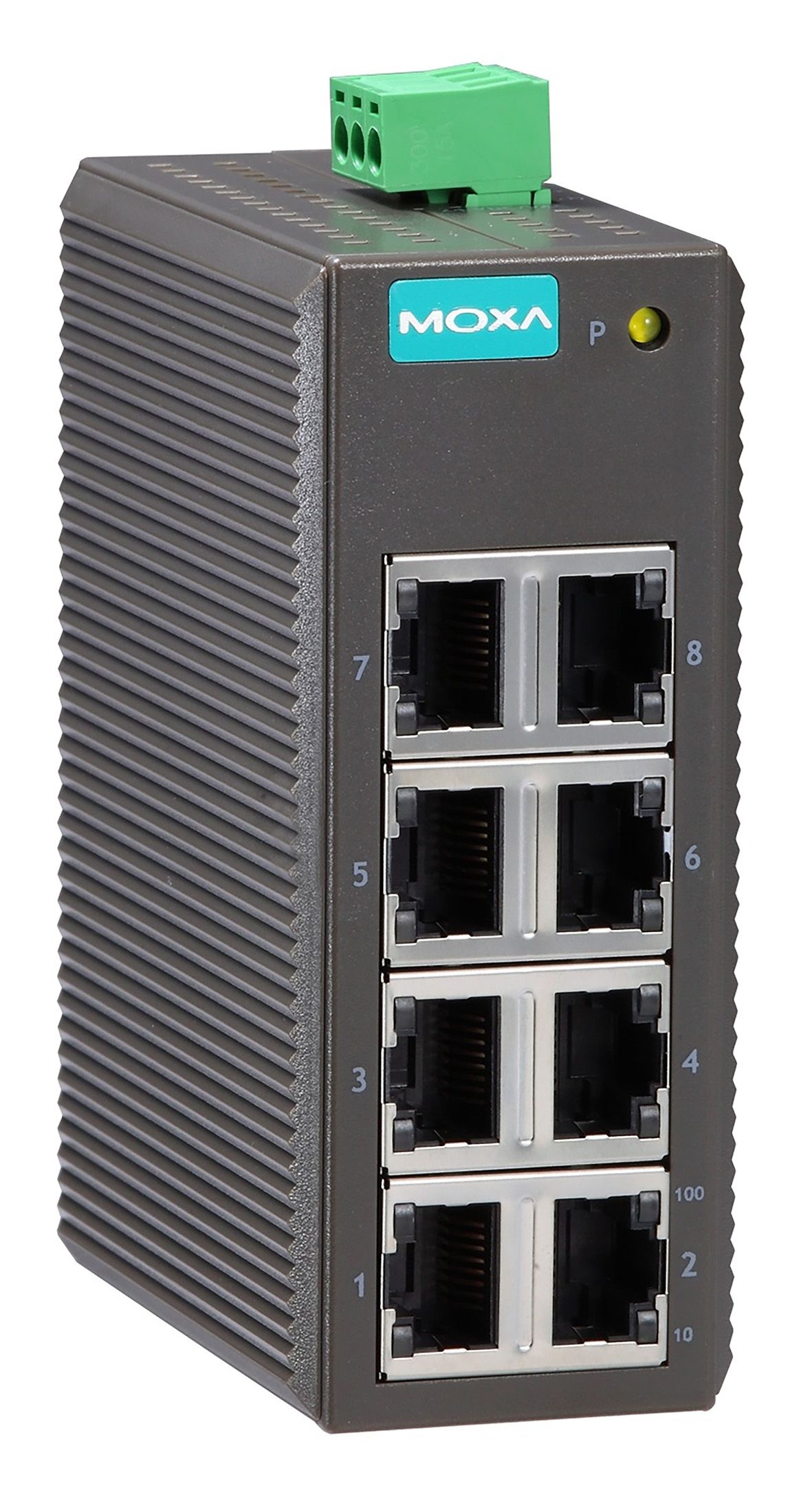 8-Port Industrial Switch, compact, unmanaged 8-Port Industrial Switch, compact, unmanaged