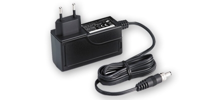 Plug-In power supply 12V/1.5A, screw lock DC jack, -40°C to 75°C