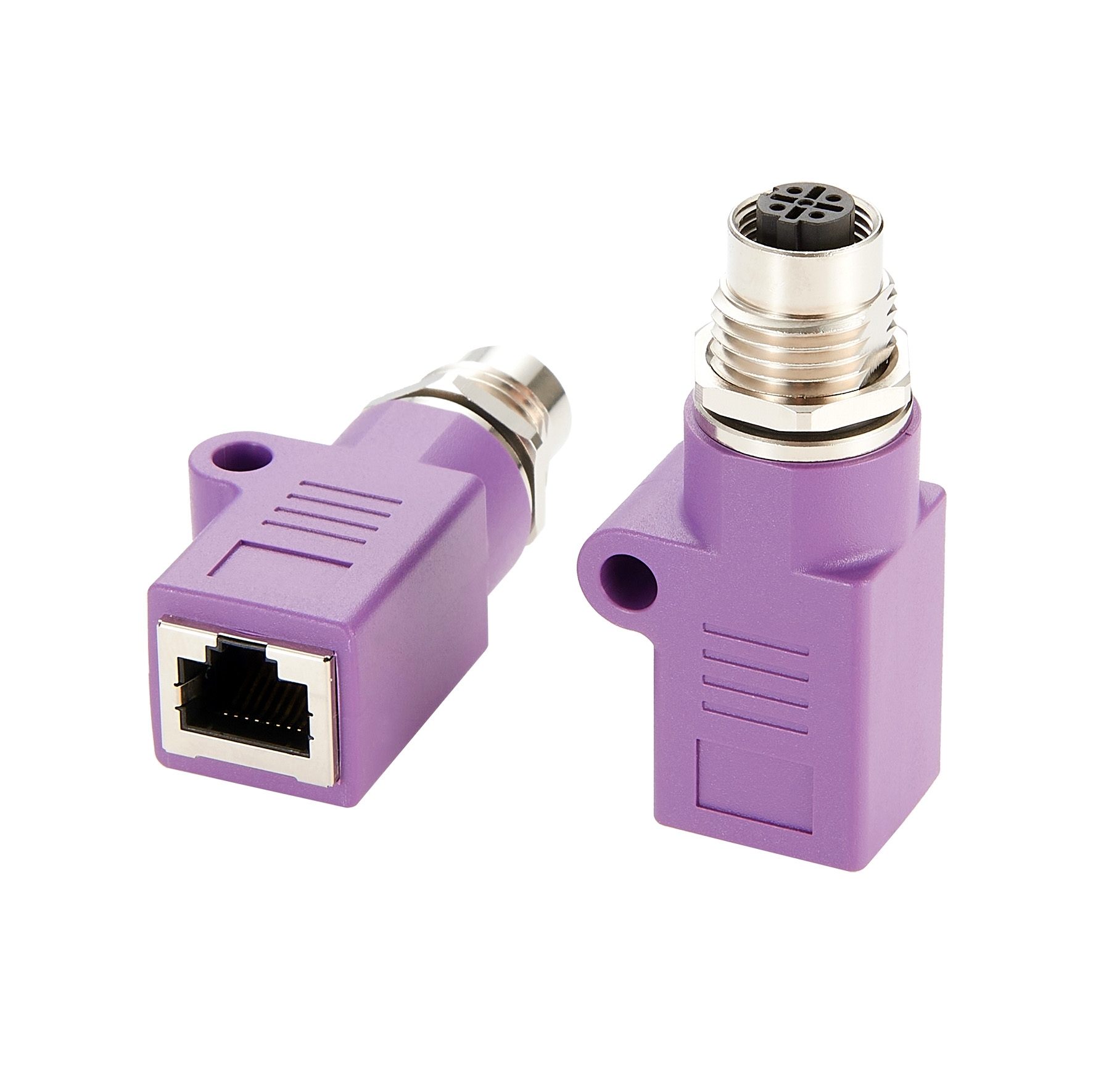 Adapter M12 D-code 4-pin female to RJ45 jack | EX-49521