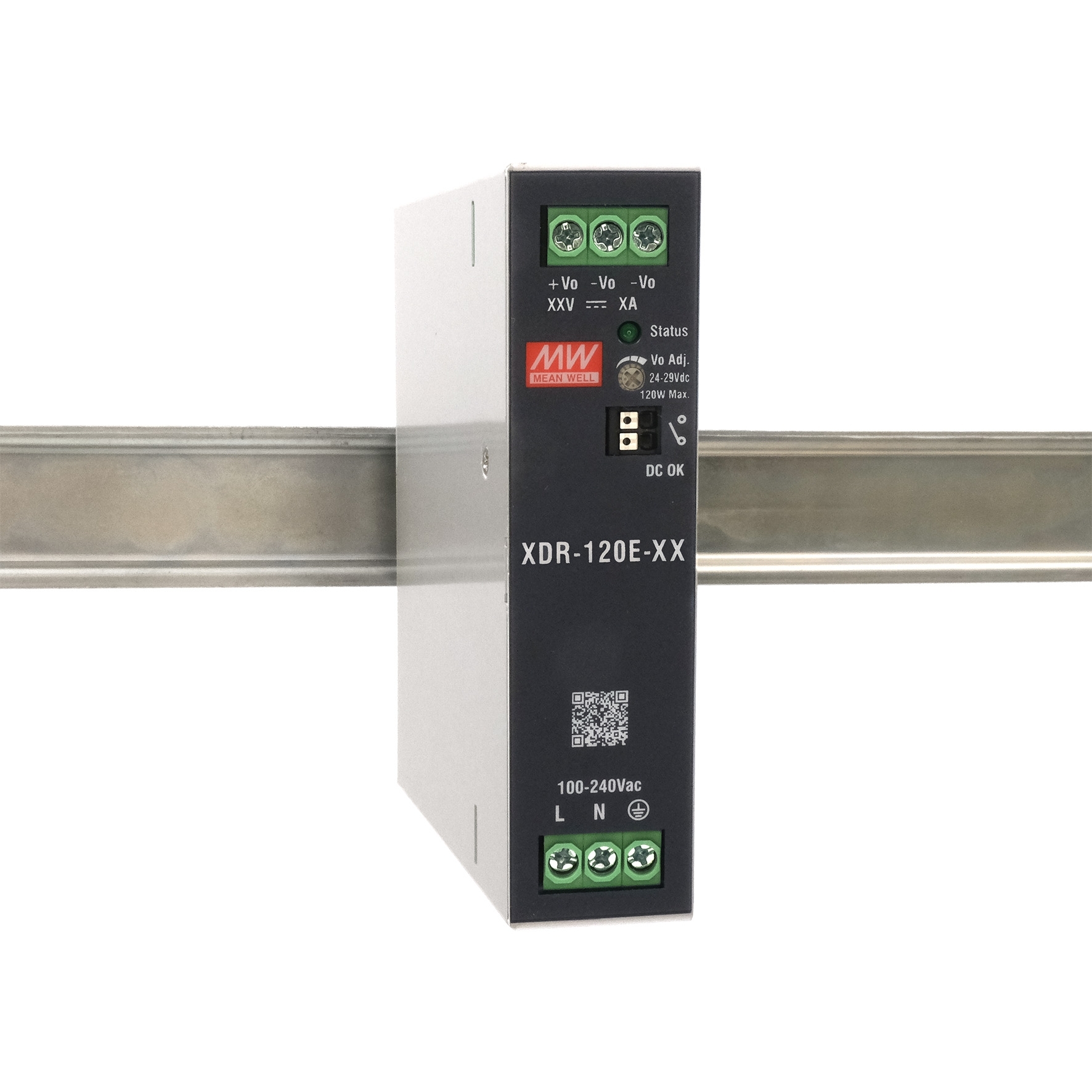 DIN-Rail-Netzteil Mean Well XDR-120E-24
