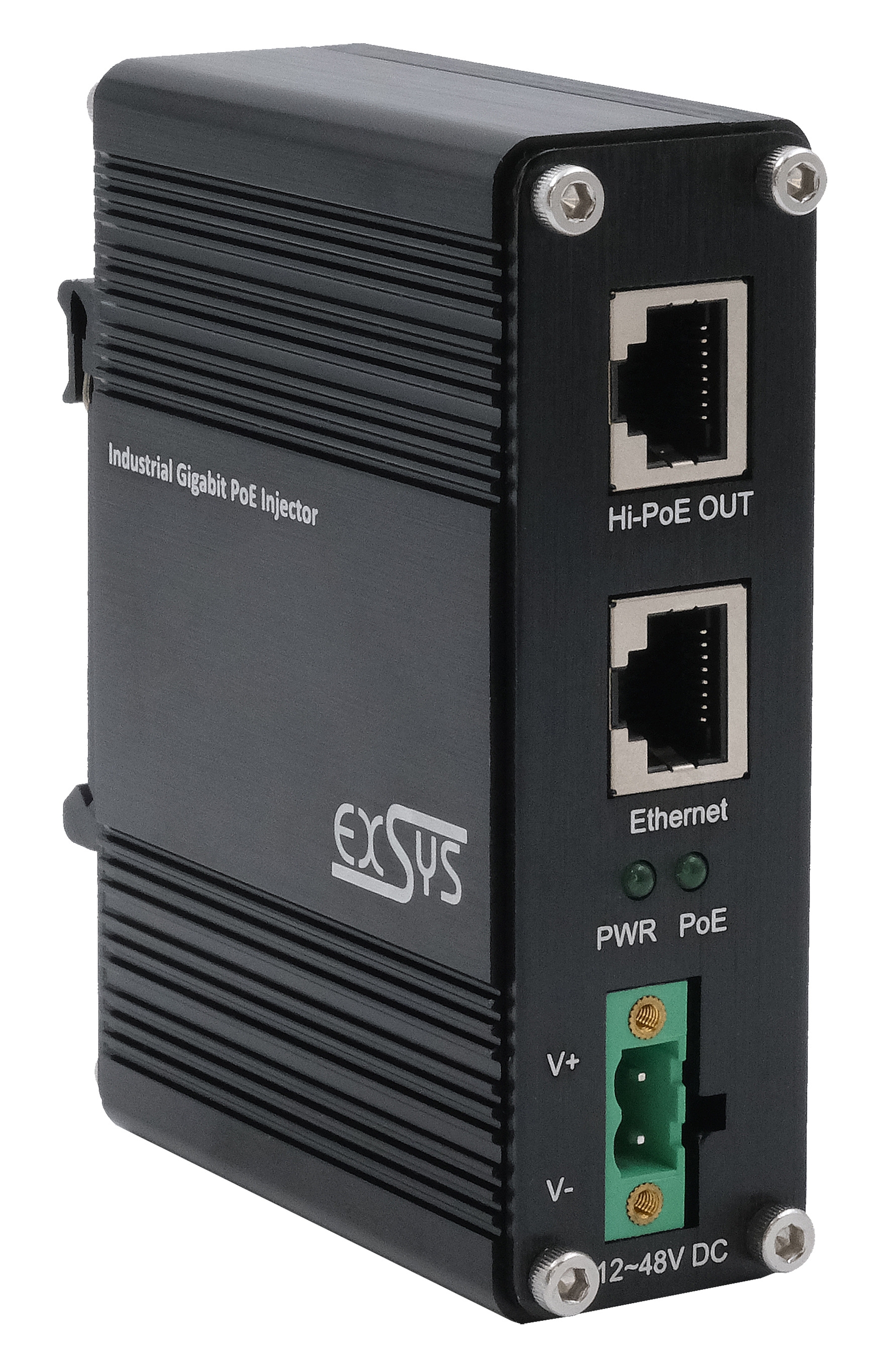 PoE+ Gigabit Injector 60W, -40°C to +80°C PoE+ Gigabit Injector 60W, -40°C to +80°C