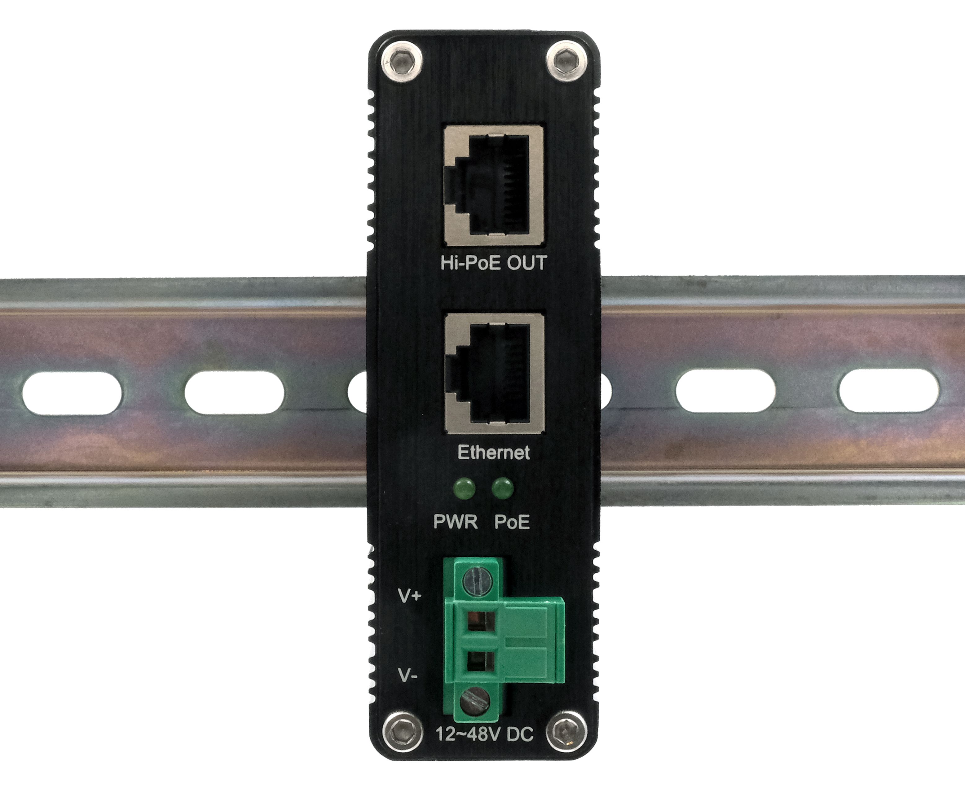 PoE+ Gigabit Injector 60W, -40°C to +80°C | EX-60310