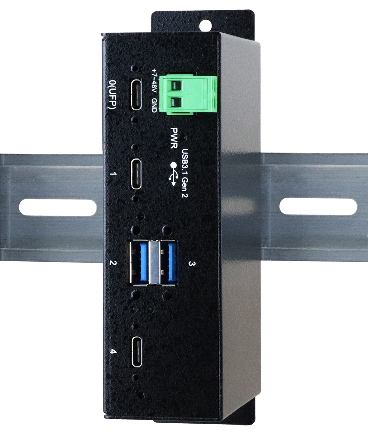 USB 3.2 Gen 2x1 Metal HUB with 4 ports 2x USB-C and 2x USB-A connectors
