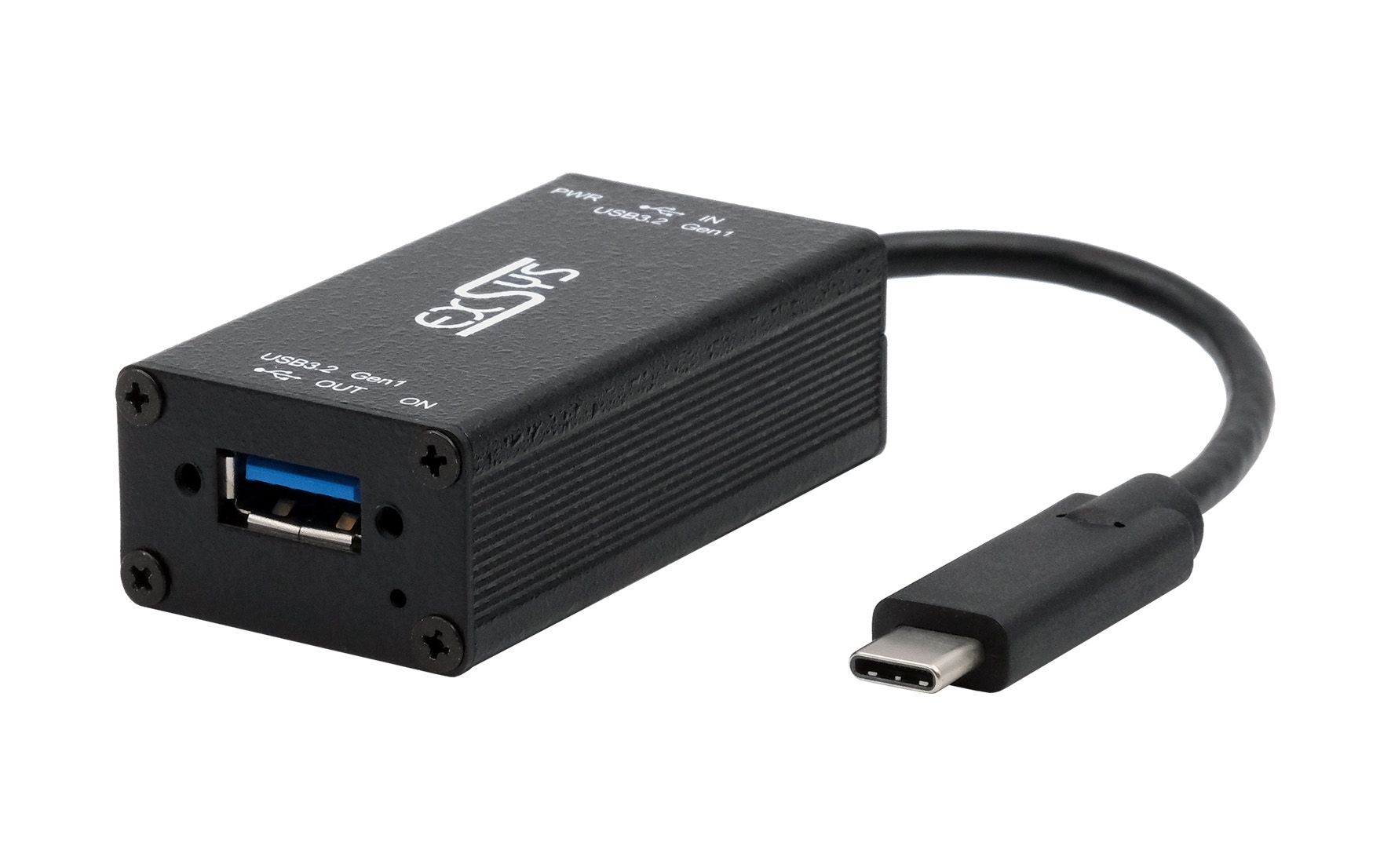 1-Port USB-C to A 3.2 Gen 1 Managing Adapter with 15KV ESD Surge ...