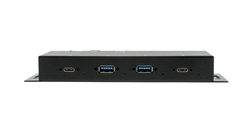 4 Ports USB 3.2 Gen 2x1 Metal HUB with 2x USB-C and 2x USB-A connectors ...