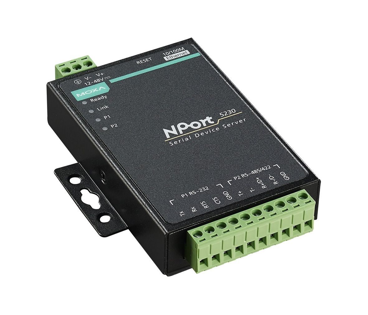 Serial Device Server 2x RS232/422/485, w/o power supply | NPORT-5230