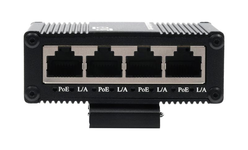 Micro 5-Port Industrial Gigabit PoE Pass-Through Switch, unmanaged | EX ...